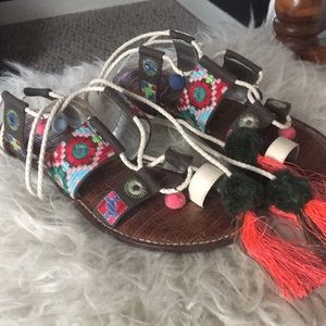 Sam Edelman Pom Pom Sandals